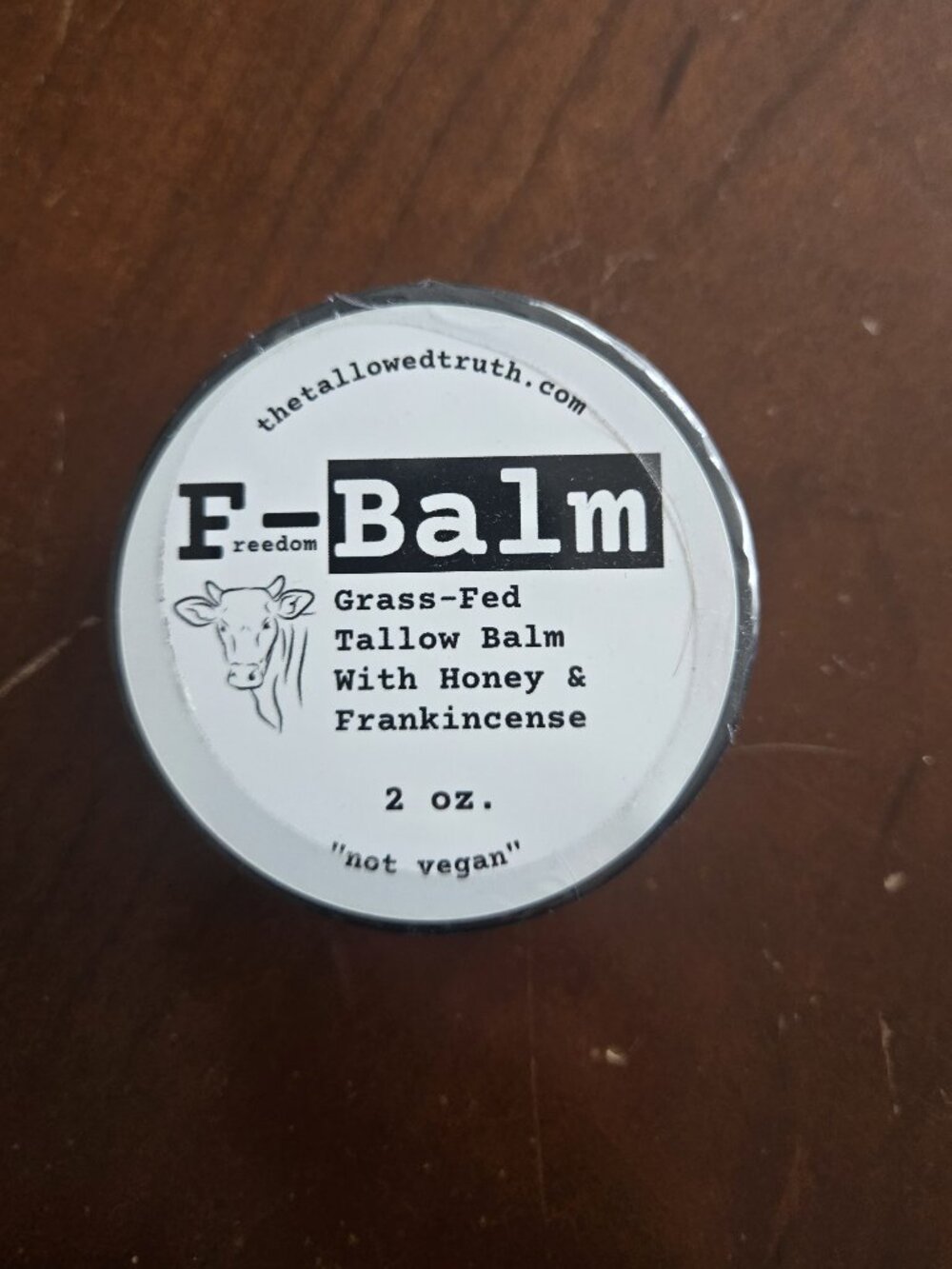 Grass-Fed Tallow Balm with Honey & Frankincense